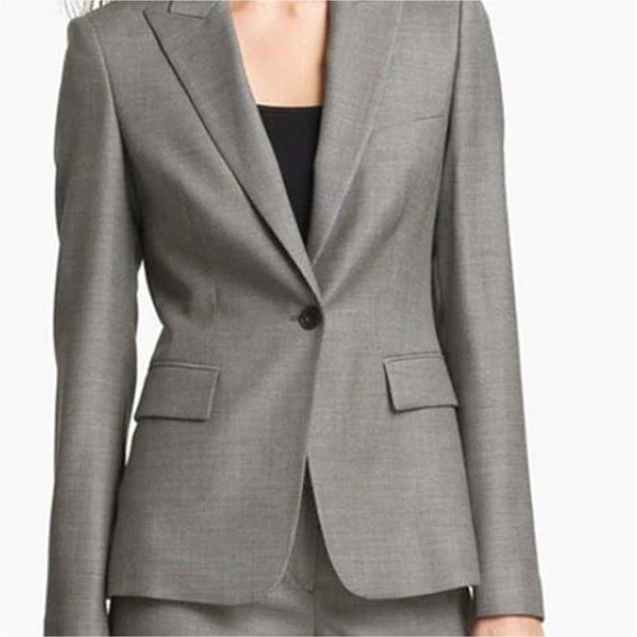 NINE WEST CHARCOAL CAREER PANT SUIT SZ 16